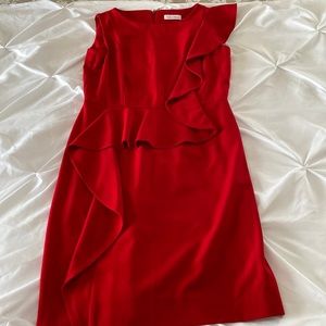 Calvin Klein Red Dress